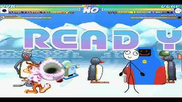 Mugen Random Battles: 00N and Bubsy Vs Derp and Jailbot