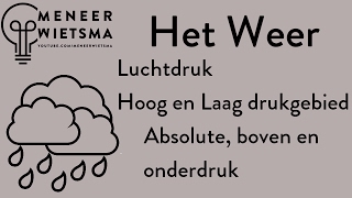 Natuurkunde uitleg Het Weer 2: Luchtdruk, hoog en laagdrukgebied