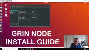 Grin Node Install Guide