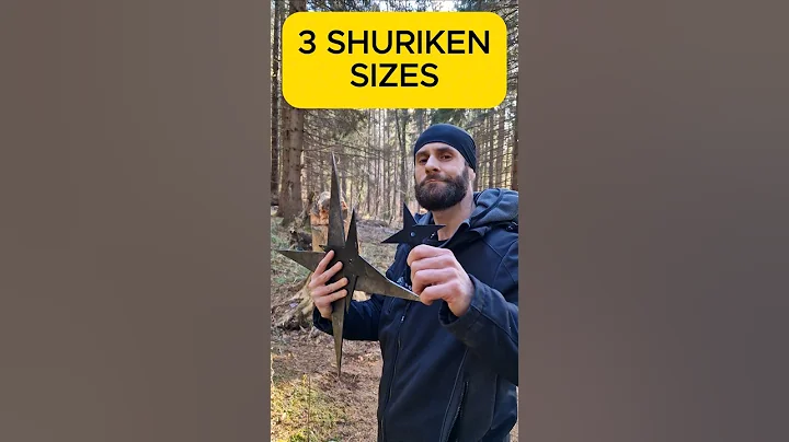 3 Sizes Of Ninja Shuriken
