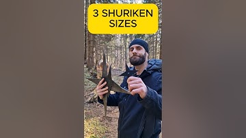 3 Sizes Of Ninja Shuriken