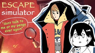 2【Escape Simulator】Two Big Brain Penguins Are Back ??【NIJISANJI ID | Amicia Michella】