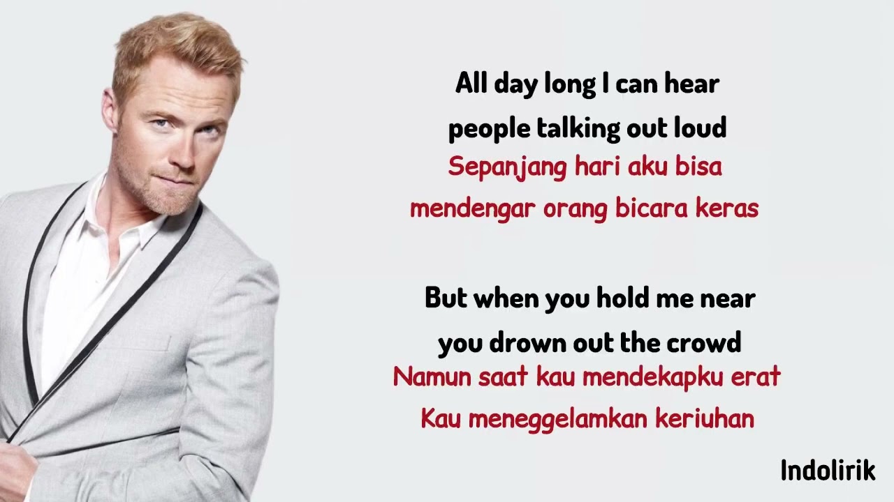 Ronan Keating - When You Say Nothing At All