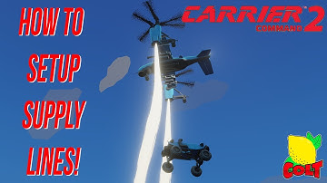 How to Assign/Manage Barges for Logistics and Inventory Management of #CarrierCommand2 PC Gameplay