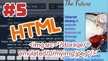 Part 5: Belajar Web Development di Hp Android