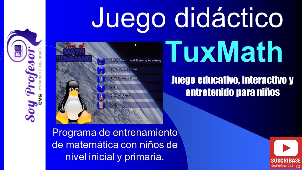 TuxMath: Aprenda Matemática brincando!