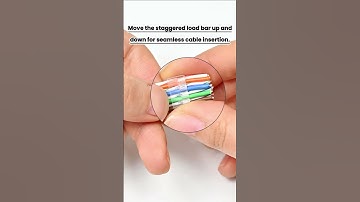 Trick of a Two-piece RJ45 Connector Termination #shorts #rj45 #diy #tipsandtricks #howto