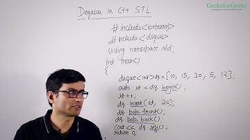 3 Deque in C++ STL