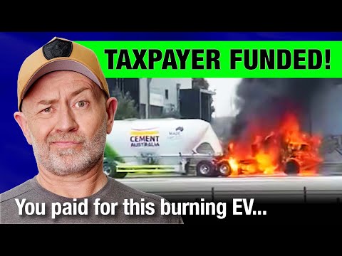 Massive EV Truck Blaze Was Taxpayer-Funded. You Paid For This.