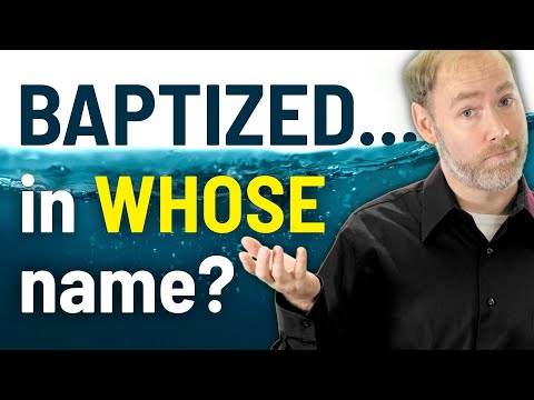 Video: När döpt i Jesu namn?