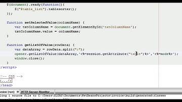 JSP 19/30 Send Value Back to Invoice Form