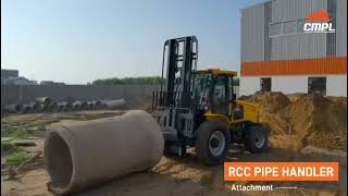Universal Pipe Handler Attachment | Allrounder RT450 | CMPL