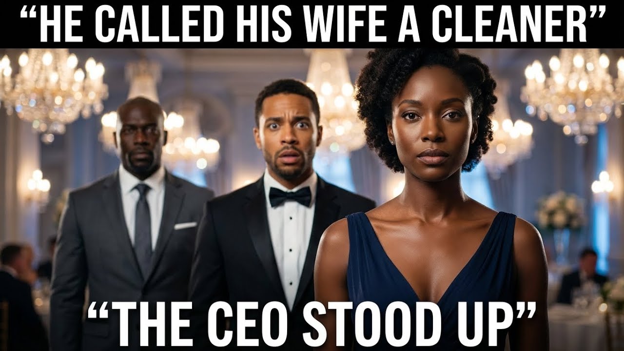 Husband Calls Wife a Cleaner at Gala — CEO Reveals She Owns It | A Fictional Story
