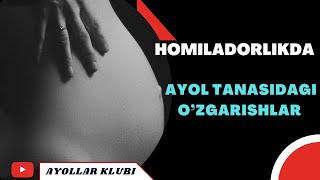 HOMILADORLIKDA AYOL TANASIDAGI O’GARISHLAR/ TRIMESTRLAR ORASIDAGI O’ZGARISHLAR