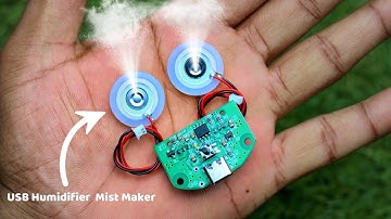 Ultrasonic Humidifier Mist Maker Unboxing and Testing Video
