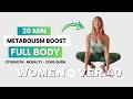 Full Body Workout Women Over 40 | Boost Metabolism No Equipment