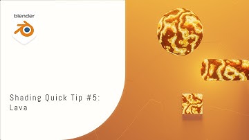 Blender Tutorial | Shading Quick Tip #5: Lava