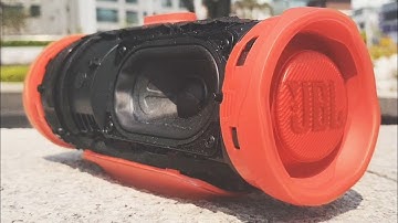 RED JBL CHARGE 4 (TL) LOW FREQUENCY MODE [100% VOLUME] EXTREME OUTDOOR BASS TEST