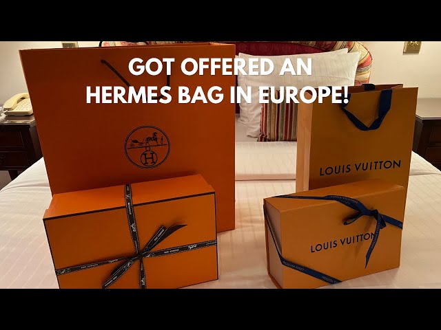 Finally got offered an Hermes bag in Europe