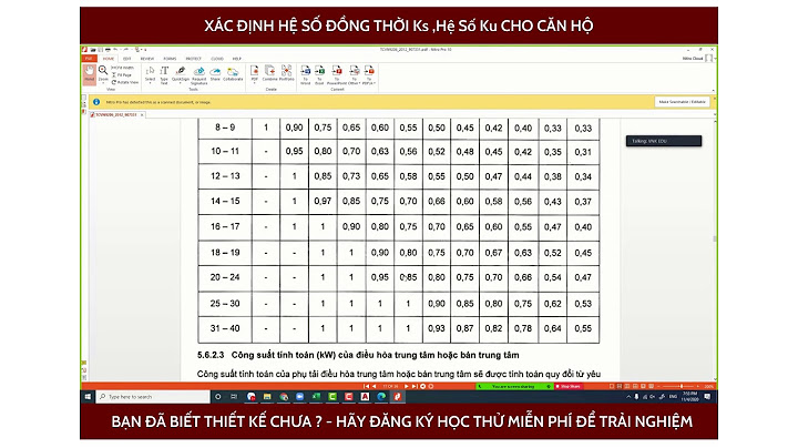 Hệ số sử dụng của thiết bị là gì năm 2024