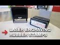 Laser Engraving Rubber Stamps | Customizing Stamps with Trodat