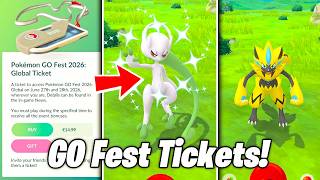 HOW TO BUY POKEMON GO FEST 2026 TICKETS! Zeraora \u0026 Mewtwo CONFIRMED / GO Fest Prices