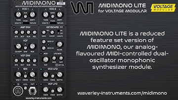 MIDIMONO LITE for VOLTAGE MODULAR