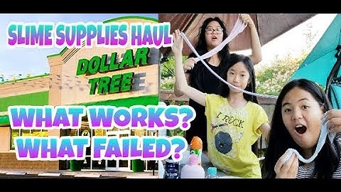DOLLAR TREE SLIME CHALLENGE~MAKING SLIME FROM ONLY DOLLAR TREE SUPPLIES~WHAT WORKED AND WHAT FAILED?