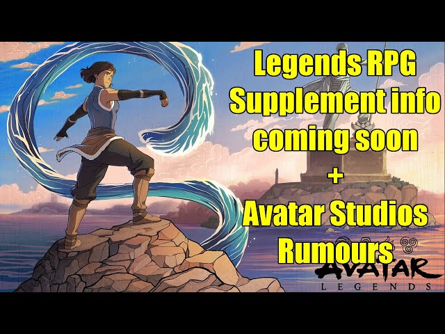 Legend of Korra RPG Project: Character Creation