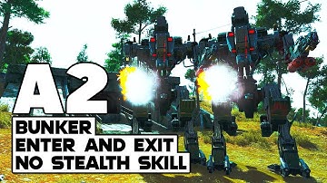 SCUM A2 Bunker Enter & Exit | No Stealth Skill | New Mech Robots | 0.85 Update