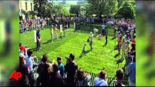 Raw Video: Obamas Kick-off Easter Egg Roll