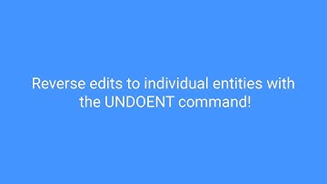 Using the UNDO command on specific entities in BricsCAD!
