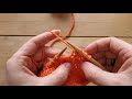 Tutoriel tricot  diminutions symtriques k2tog et ssk