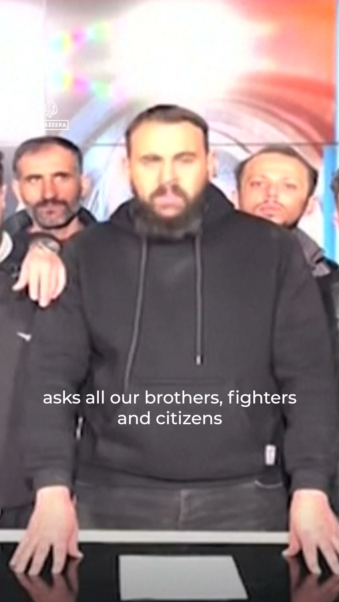 Opposition fighters on state TV say Syria ‘has been liberated’ | AJ#shorts