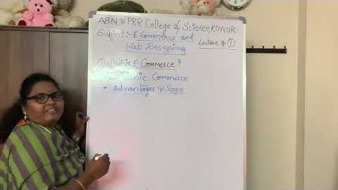 I B.Com (voc) 2 Sem - E-Commerce and Web Technology lecture *1