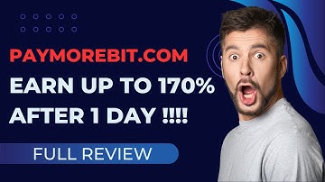 NEW PROJECT PAYMOREBIT.COM | FULL REVIEW | EARN UP TO 170% AND MORE | SCAM SCAM !!!