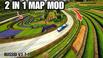 😍🎀 2 IN 1 MAP MOD DOWNLOAD || BUS SIMULATOR INDONESIA || BUSSID || V3.7.1