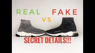 SECRET DETAILS! Spot FAKE vs REAL Balenciaga Speed Trainer Senakers
