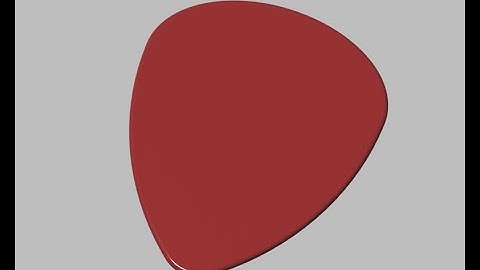 Design Spark Mechanical Tutorials | Creating a guitar pic