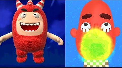 Sandwich runner vs Oddbods Turbo Run,all levels game mobile walkthrough, Gameplay Android iOS Level