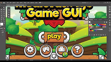 Adobe Illustrator Game UI Design Part 02