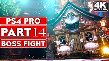 FINAL FANTASY 7 REMAKE Gameplay Walkthrough Part 14 HELL HOUSE BOSS FIGHT [4K PS4 PRO] No Commentary