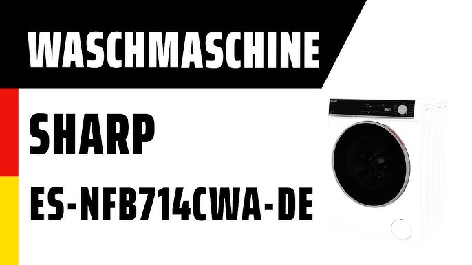 Waschmaschine Sharp ES-NFB814CWA-DE | TEST | Deutsch - YouTube | Frontlader