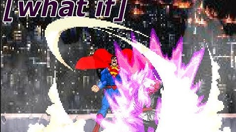 goku black vs superman sprite animation