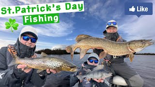 St.Patrick’s Day Fishing on Lough Derg in Ireland