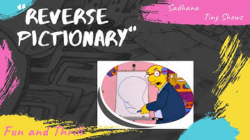 Reverse Pictionary game / Party game /fun with friends