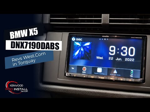 BMW X5 Install with KENWOOD DNX7190DABS Wired Apple CarPlay, Android Auto by Revs West