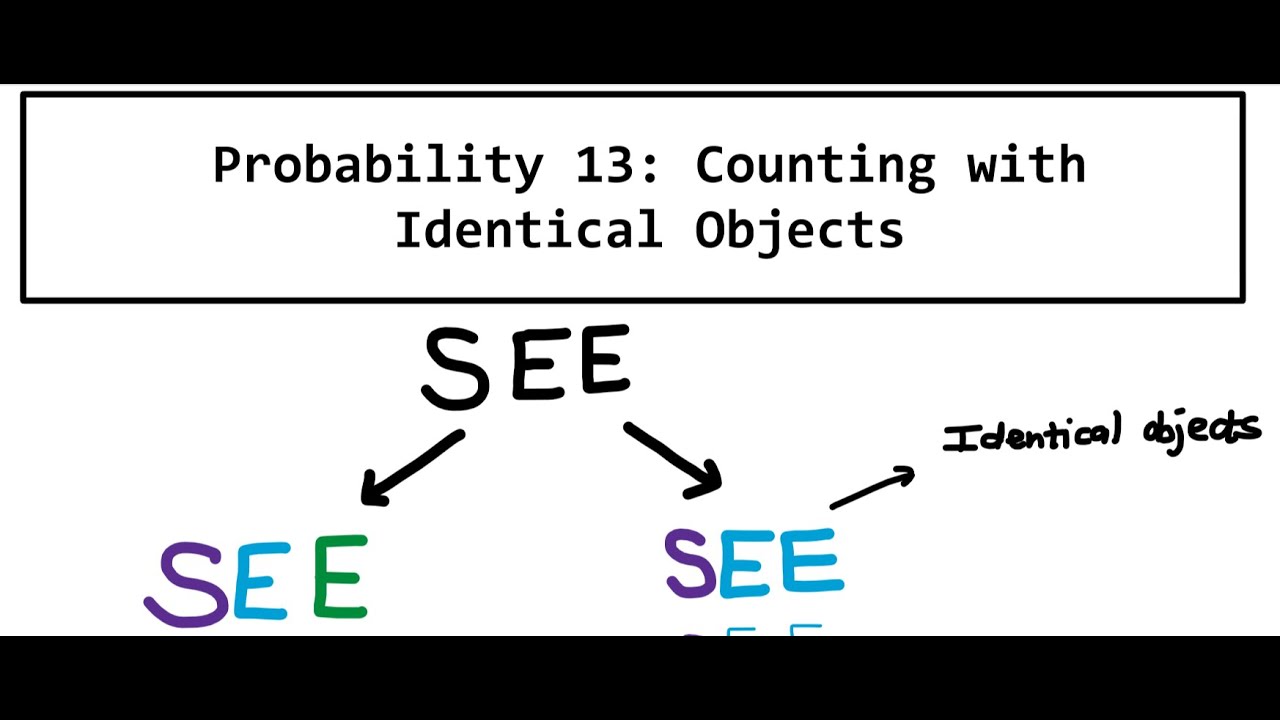 Probability 13: Counting with Identical Objects - YouTube