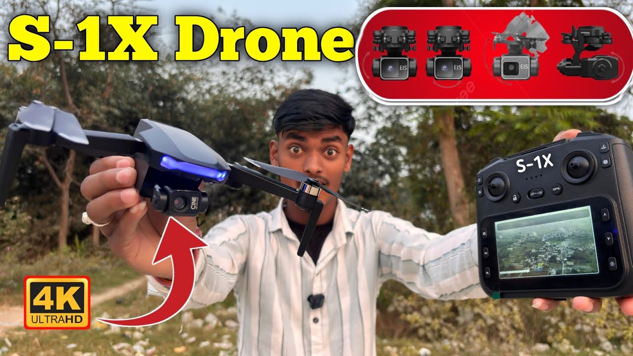 S-X1 3-Axis Gimal GPS Drone | Best 3-Axis Gimbal 4K Camera Drone | New Drone Camera in 2026 |
