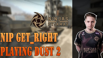 NIP GeT_RiGhT playing CS:GO Faceit on Dust 2 (twitch stream)